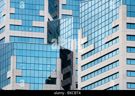 Dettaglio della moderna architettura dell'hotel Westin San Diego hotel nel centro cittadino di San Diego in California Foto Stock