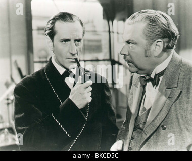 Le avventure di Sherlock Holmes (1939) BASIL RATHBONE, Nigel Bruce AOSH 001P Foto Stock