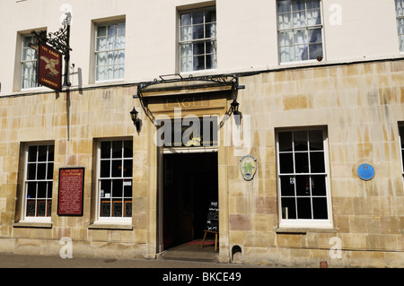 La Eagle Public House, Benet Street, Cambridge, Inghilterra, Regno Unito Foto Stock