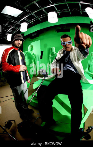 Le riprese di produzione (ALT) dietro le quinte (ALT) ubicazione (ALT) SUL SET (ALT) O/S "PY KIDS 3-D: GAME OVER" (2003) con ROBERT Foto Stock