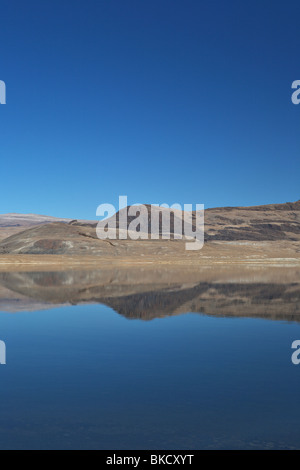 Khoton Nuur Lago del Tavan Bogd National Park, occidentale, Mongolia. Foto Stock