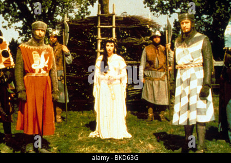 IVANHOE (1952) ROBERT TAYLOR, Elizabeth Taylor, GEORGE SANDERS d'Ivvah 004 Foto Stock