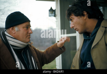 JOHN SCHLESINGER (DIR) SUL SET MARATHON MAN (1976) con Dustin Hoffman JSCH 004 Foto Stock