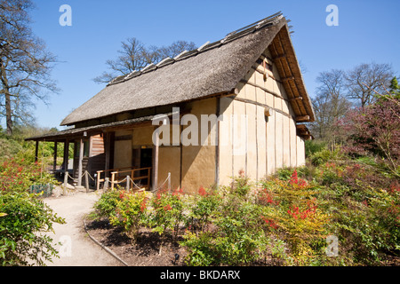 Giapponese Minka House presso i Giardini di Kew Foto Stock