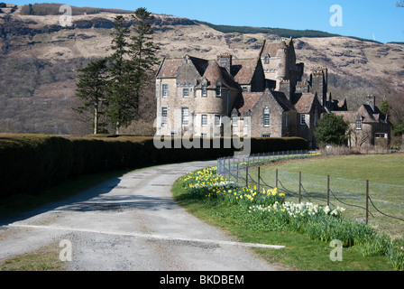 Ardkinglas House & Woodland Garden Glen Kinglas Loch Fyne Cairndow Argyll & Bute Scozia Scotland Foto Stock