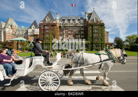 La Empress Hotel Victoria Isola di Vancouver BC Canada Foto Stock