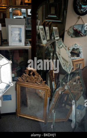 Incorniciatura di disegni Store nel Quartiere Latino, Parigi-American Art", Parigi, Francia Foto Stock