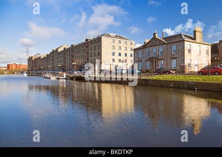 Speirs Wharf, canale di Forth e Clyde, Glasgow Foto Stock