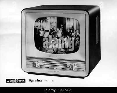 Trasmissione, televisione, televisore, Loewe Opta Optalux Type SL, 1950s, , Foto Stock