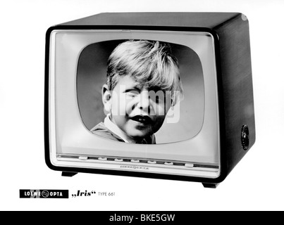 Trasmissione, televisione, televisore, Loewe Opta Iris tipo 661, 1950s, , Foto Stock
