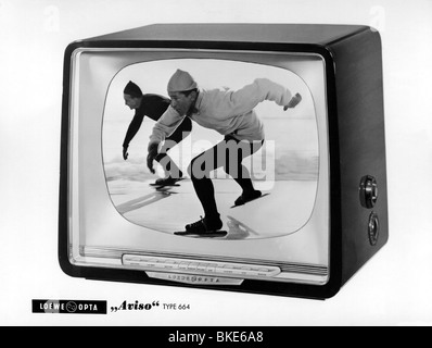 Televisione, Televisione, Televisione, Loewe Opta Avoso tipo 664, 1950s, , Foto Stock
