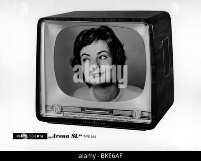 Trasmissione, televisione, televisore, Loewe Opta Arena SL tipo 666, 1950s, , Foto Stock