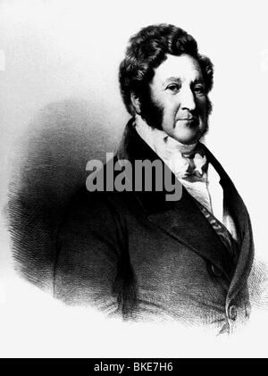 Louis Philippe, 6.10.1773 - 26. 8.1850, Re di Francia 7.8.1830 - 24.2.1848, ritratto, litografia, circa, 1840, , Foto Stock