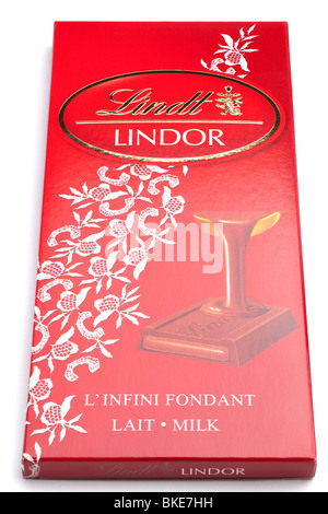 Pacchetto di Lindt Lindor cioccolato al latte Foto Stock