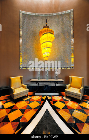 La lobby dell'Hotel Atlantis, il Palm Jumeirah, Dubai , Foto Stock