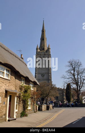 Chiesa di tutti i santi, Oakham, Rutland, England, Regno Unito Foto Stock