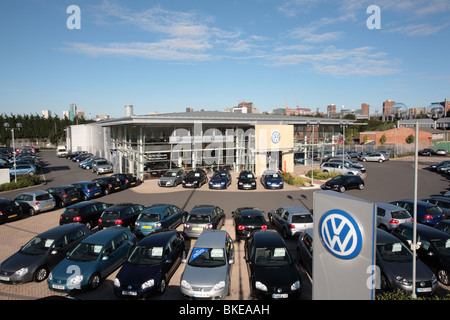 Concessionaria VW, Birmingham Foto Stock