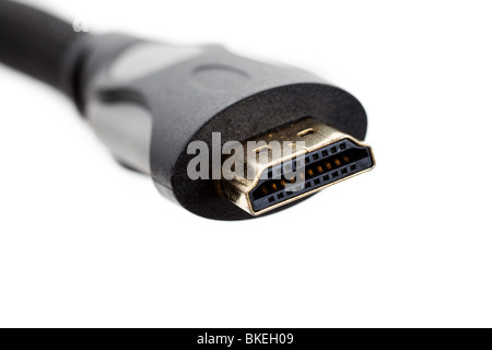 Cavo di HDMI Immagine ravvicinata Foto Stock