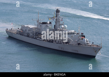 La Royal Navy fregata HMS Somerset Foto Stock