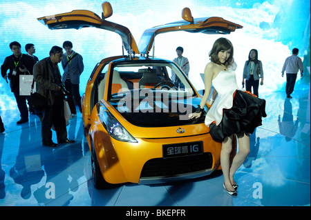 Geely elettronico dell energia di auto a Pechino Auto Show 2010. Foto Stock