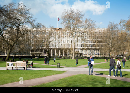 L'ambasciata americana a Londra, Grosvenor Square London W1 REGNO UNITO Foto Stock