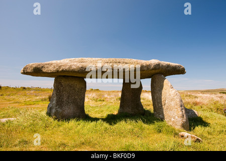 Lanyon Quiot vicino a St Just in West Cornwall, Regno Unito. Foto Stock