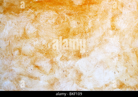 Close up dettaglio del vecchio dipinto di parete in calcestruzzo Foto Stock