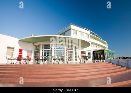 Il ringiovanito art deco, Midland Hotel a Morecambe, Lancashire, Regno Unito. Foto Stock