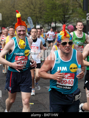 La Virgin London Marathon 2010 Foto Stock