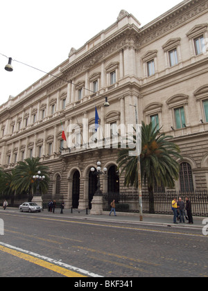 Banca d'Italia, la banca nazionale di Italia, Via Nazionale, Roma, Italia Foto Stock