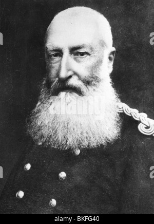 Leopold II, 9.4.1835 - 17.12 1909, Re del Belgio 1865 - 1909, ritratto, circa 1900, Foto Stock