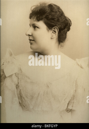 persone, donne, 1900 - 1930, ritratto, profilo, circa 1900, storico, storico, faccia laterale, 20th secolo, blusa, bluse, donna, donne, donne, uomini, 1900s, Foto Stock