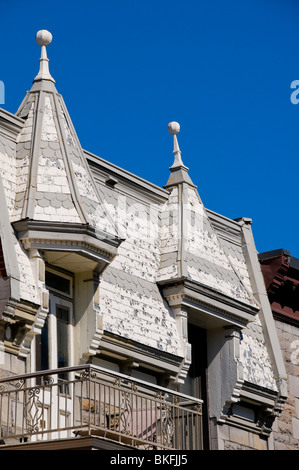 Tetti Plateau Mont Royal Montreal Canada Foto Stock