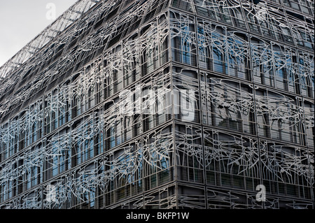 Parigi, Francia, Clsoe Up, dettaglio architettonico, progettazione di edifici moderni, "ministro della cultura", edifici insoliti, copertura Foto Stock