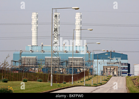 Killingholme B power station eon lincolnshire humberside England Regno unito Gb Foto Stock