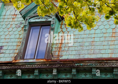 Finestra di strada di Duluth Plateau Mont Royal Montreal Foto Stock