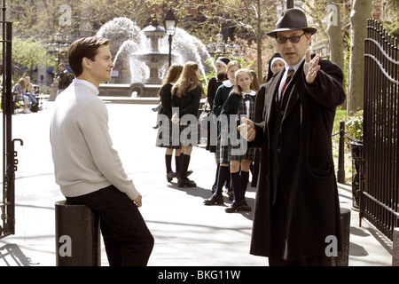 Sul set 'Uomo Ragno 2' (2004) con Tobey Maguire, Sam Raimi (DIR) SPM2 001-F04 Foto Stock