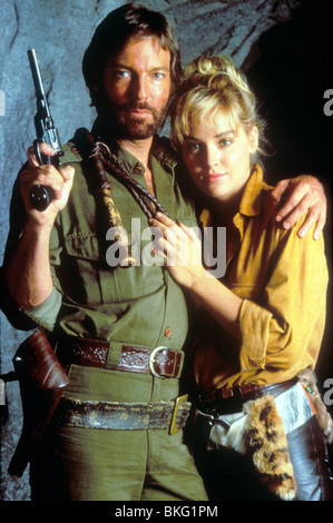 ALLAN QUATERMAIN e la città perduta di oro (1986) Richard Chamberlain, Sharon Stone AQL 005 Foto Stock