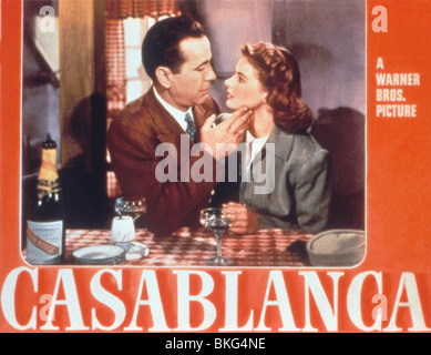 CASABLANCA POSTER -1942 Foto Stock