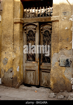 Scena di strada , al gamaliyya ,il Cairo islamica , Egitto Foto Stock