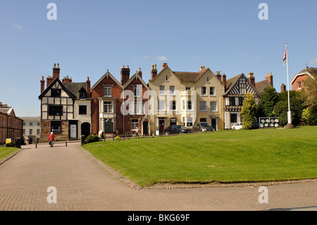 Cattedrale vicino, Lichfield, Staffordshire, England, Regno Unito Foto Stock