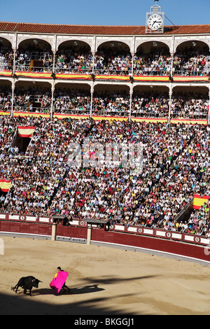 La corrida (CORRIDA DE TOROS), arena Las Ventas, Madrid, Spagna Foto Stock