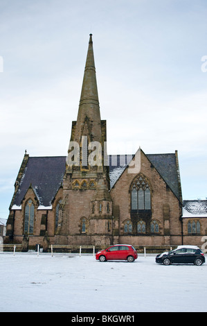 Inghilterra- contea di Northumberland , Berwick upon Tweed, la chiesa di St Andrew Wallace e Verde Lowick Chiesa di Scozia Foto Stock