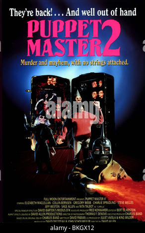 PUPPET MASTER 2 POSTER -1990 Foto Stock