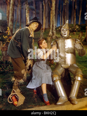 THE WIZARD OF OZ RAY BOLGER, Judy Garland, JACK HALEY WOZ 008CP Foto Stock