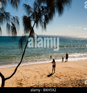 Spiaggia, Noosa, Queensland, Australia. Foto Stock