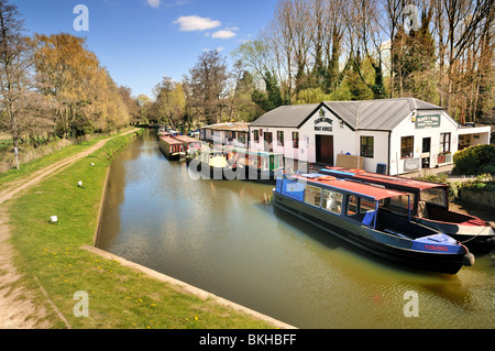 Fiume Wey navigazione,Godalming Foto Stock