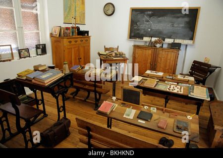 Vecchio auletta scuola al Darling museo nella città storica di Darling Western Cape Sud Africa Foto Stock