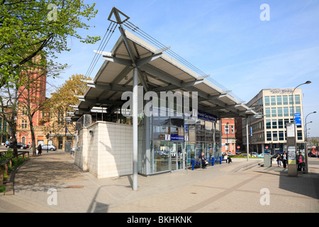 Arundel Gate di interscambio Mini, Sheffield South Yorkshire, Inghilterra, Regno Unito. Foto Stock