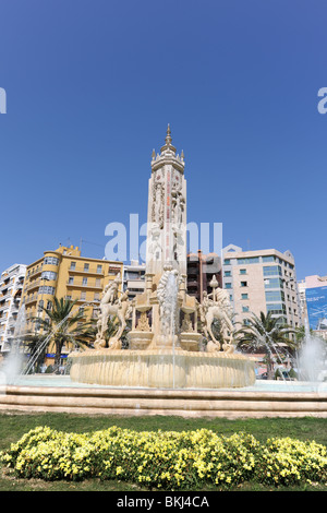 Plaza de Los Luceros, Alicante / Alacant, Provincia di Alicante, Comunidad Valenciana, Spagna Foto Stock